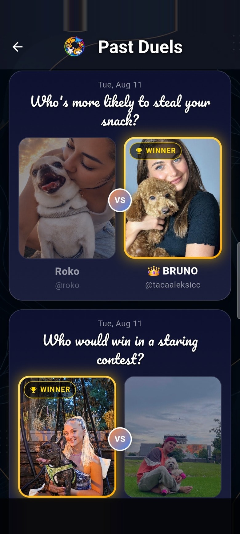 Duel participation settings